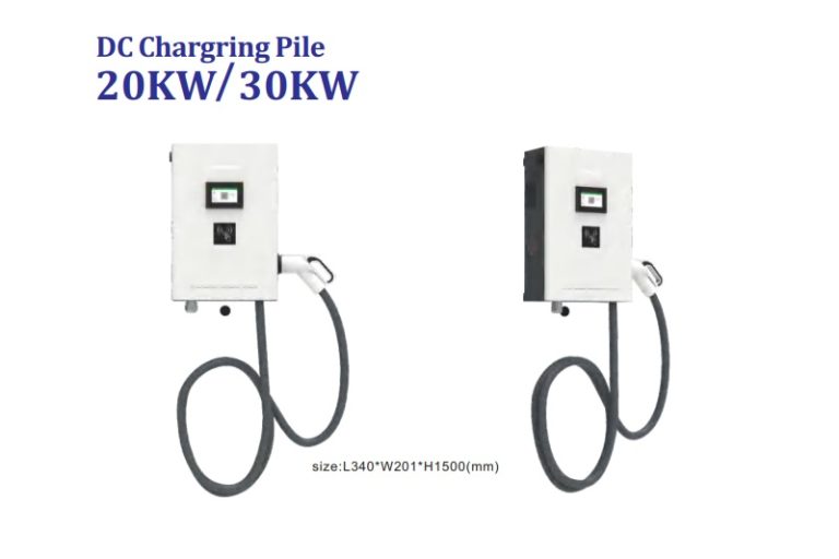 20KW Charing Station DC Output 200~500V Type 1，2，Chademo Wallbox OCPP 1.6J