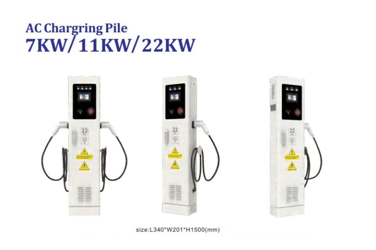 380V EV Charger AC Floor OCPP 1.6J CCS+CHAdeMO+Type 2